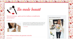 Desktop Screenshot of enmodebeaute.com