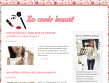 Tablet Screenshot of enmodebeaute.com